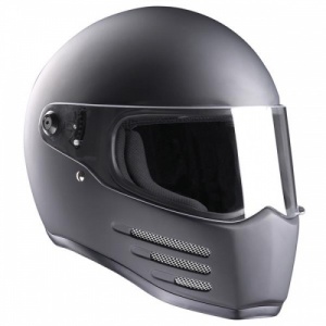 Bandit Fighter Motorcycle Helmet - Matt Black